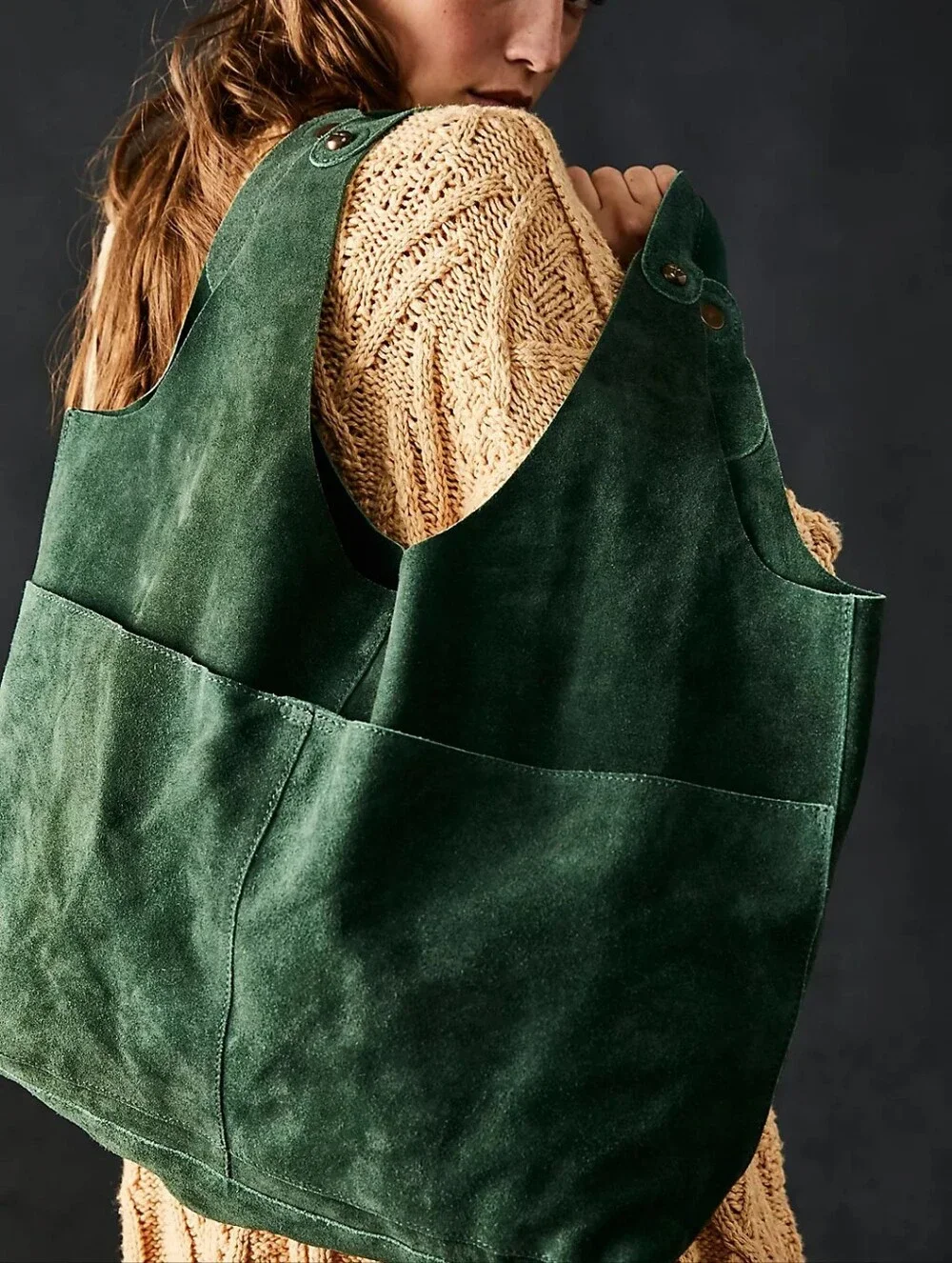 Free People Paris Suede Tote